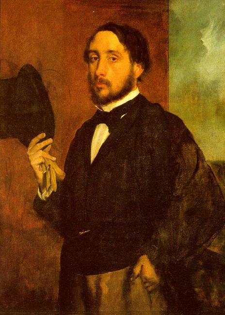Edgar Degas Self Portrait_h Sweden oil painting art